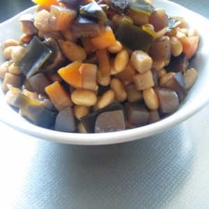 圧力鍋で簡単、栄養満点の五目豆